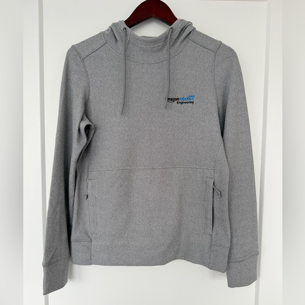 Antigua Heather Gray Hoodie